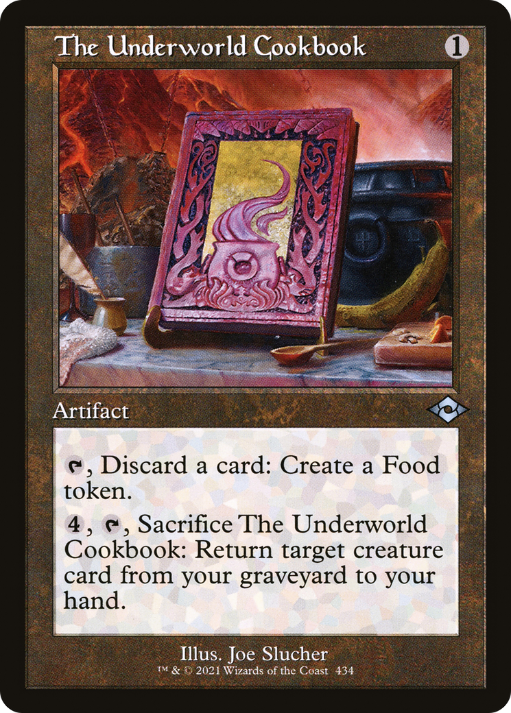 The Underworld Cookbook [Etched Foil]  (MH2-434) - [Modern Horizons 2] - Trinity Hobby
