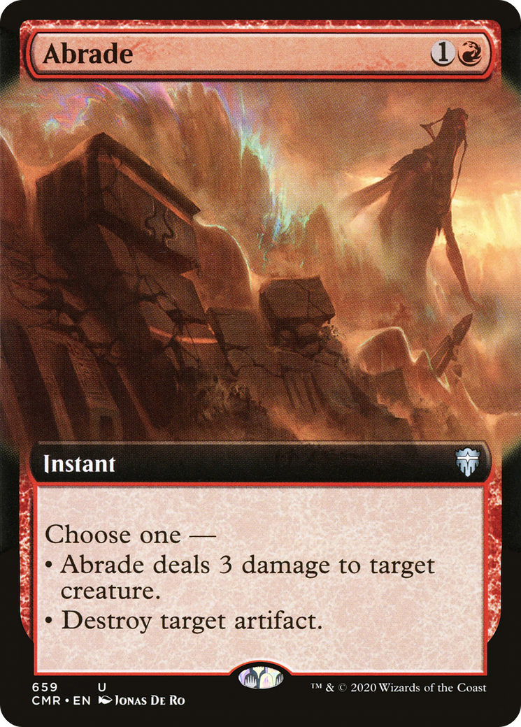 Abrade (Extended Art) [Commander Legends] - Trinity Hobby