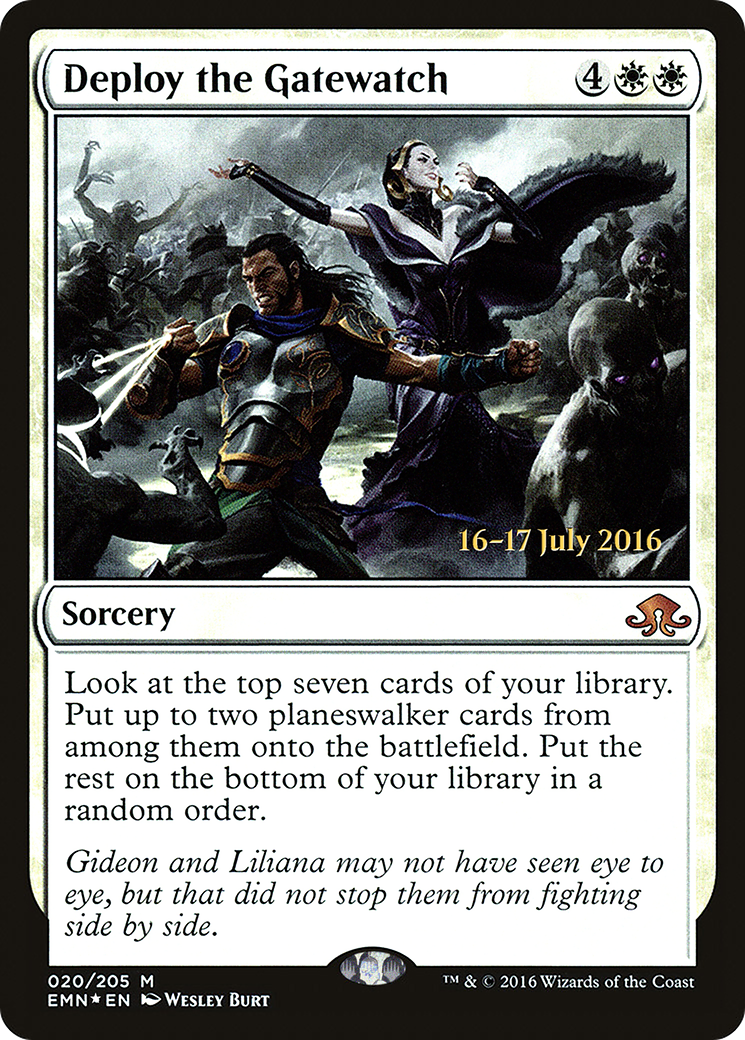 Déployez le Gatewatch [Promotions de l'avant-première d'Eldritch Moon] 