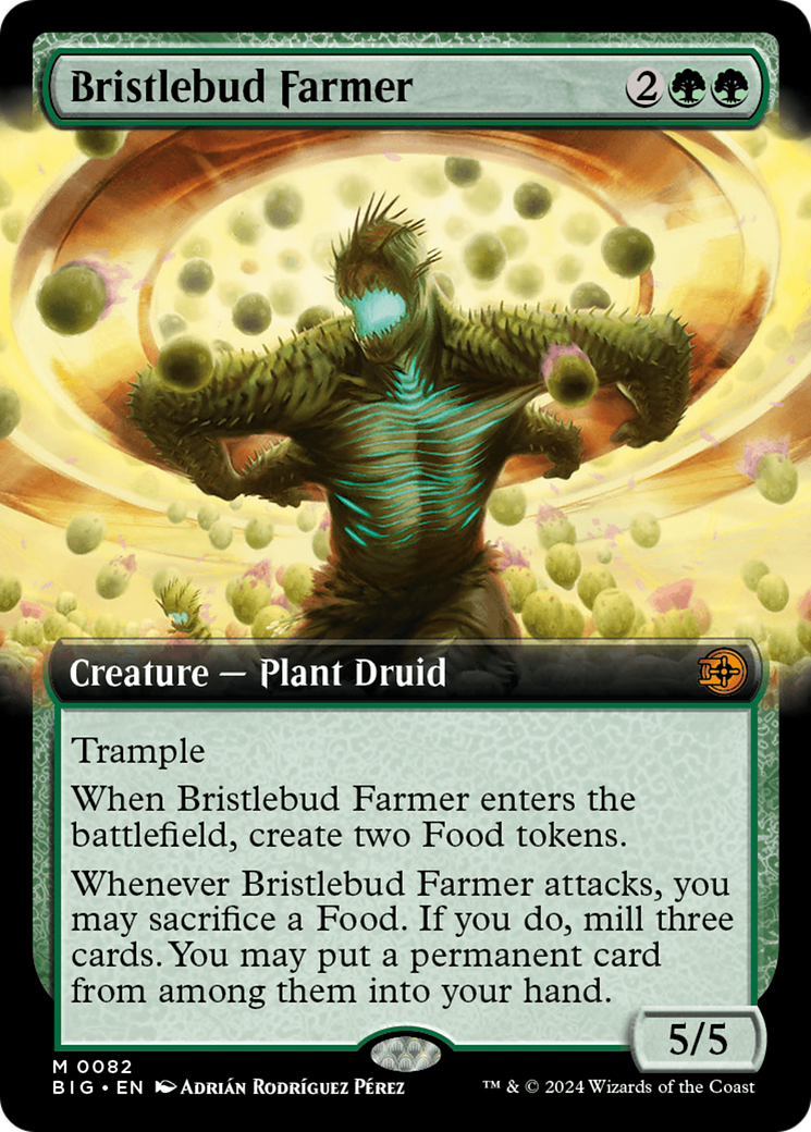 Bristlebud Farmer (Extended Art) [Outlaws of Thunder Junction: The Big Score] - Trinity Hobby