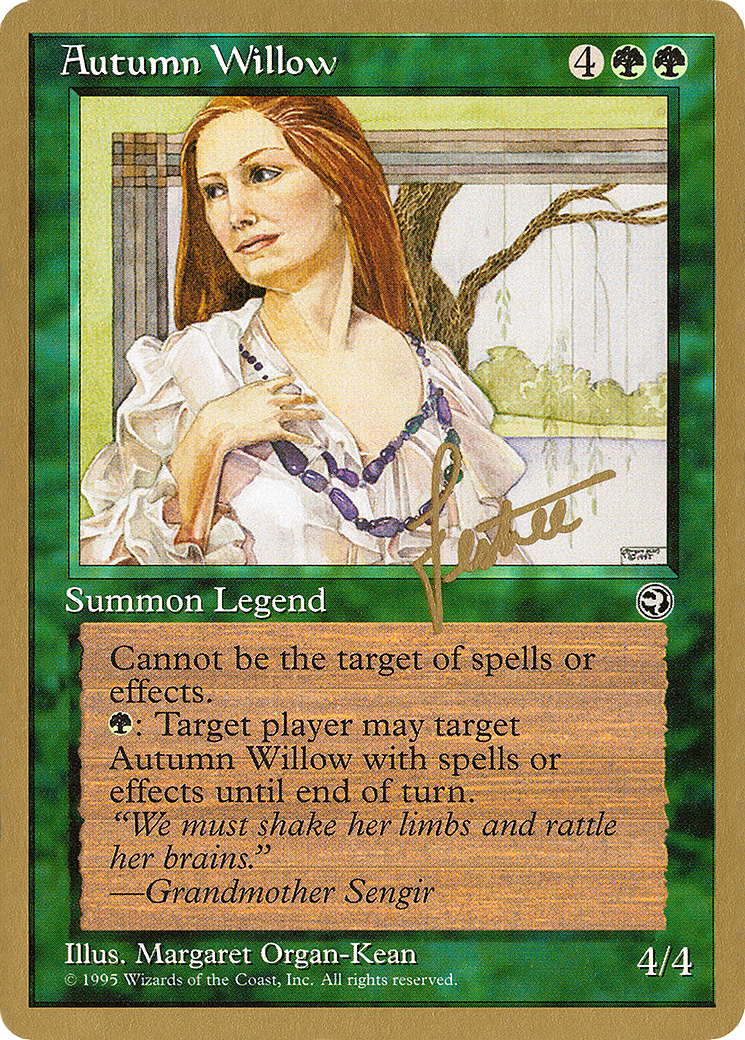 Autumn Willow (Bertrand Lestree) [Pro Tour Collector Set] - Trinity Hobby