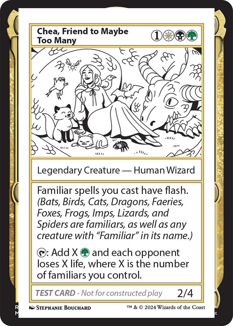 Chea, Friend to Maybe Too Many [Mystery Booster 2 Playtest Cards] - Trinity Hobby