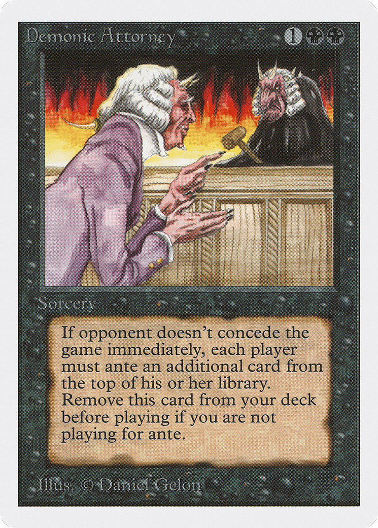 Demonic Attorney [Unlimited Edition] - Trinity Hobby