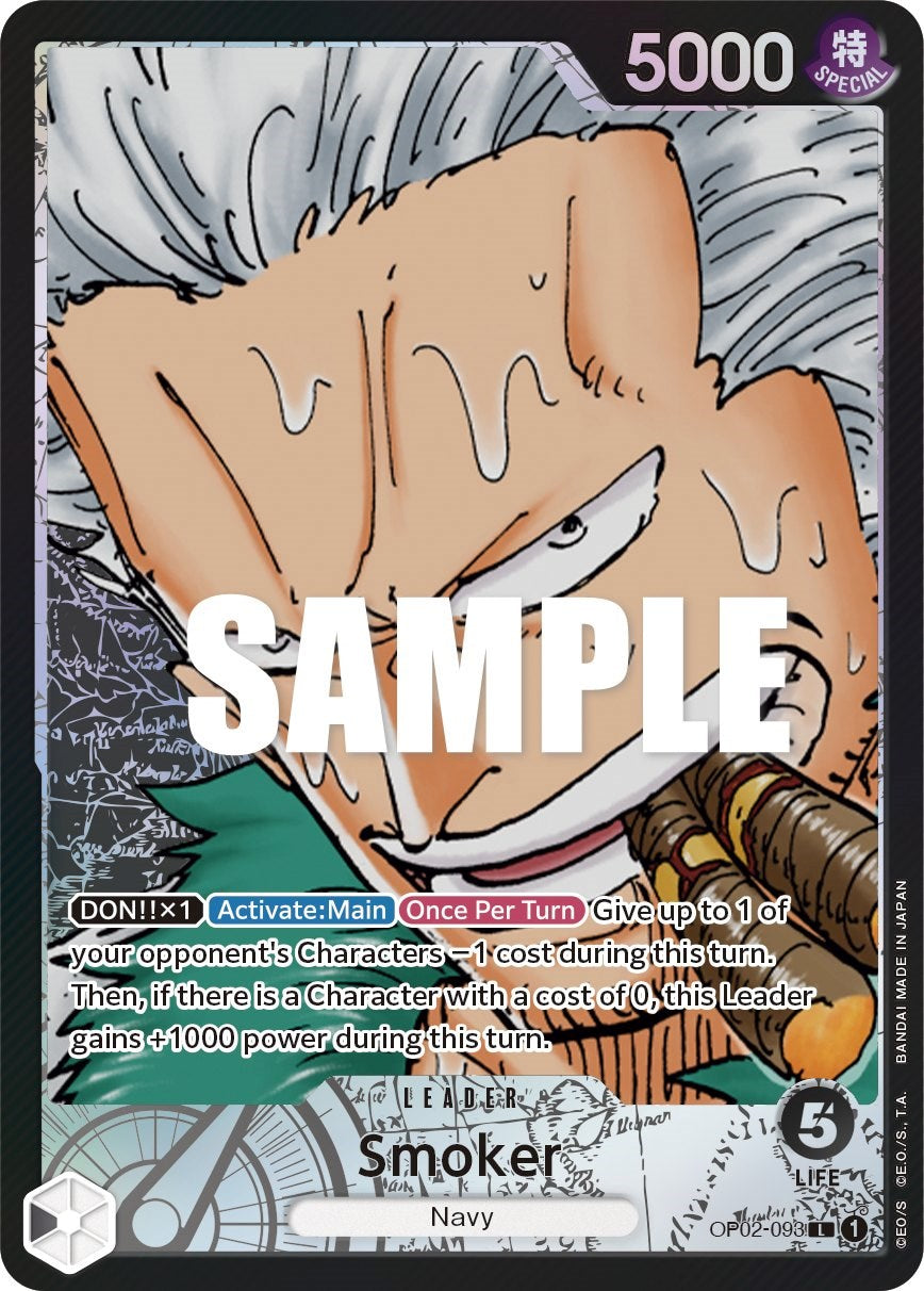 Smoker (093) (Alternate Art) (OP02-093) - [Paramount War] Foil - Trinity Hobby