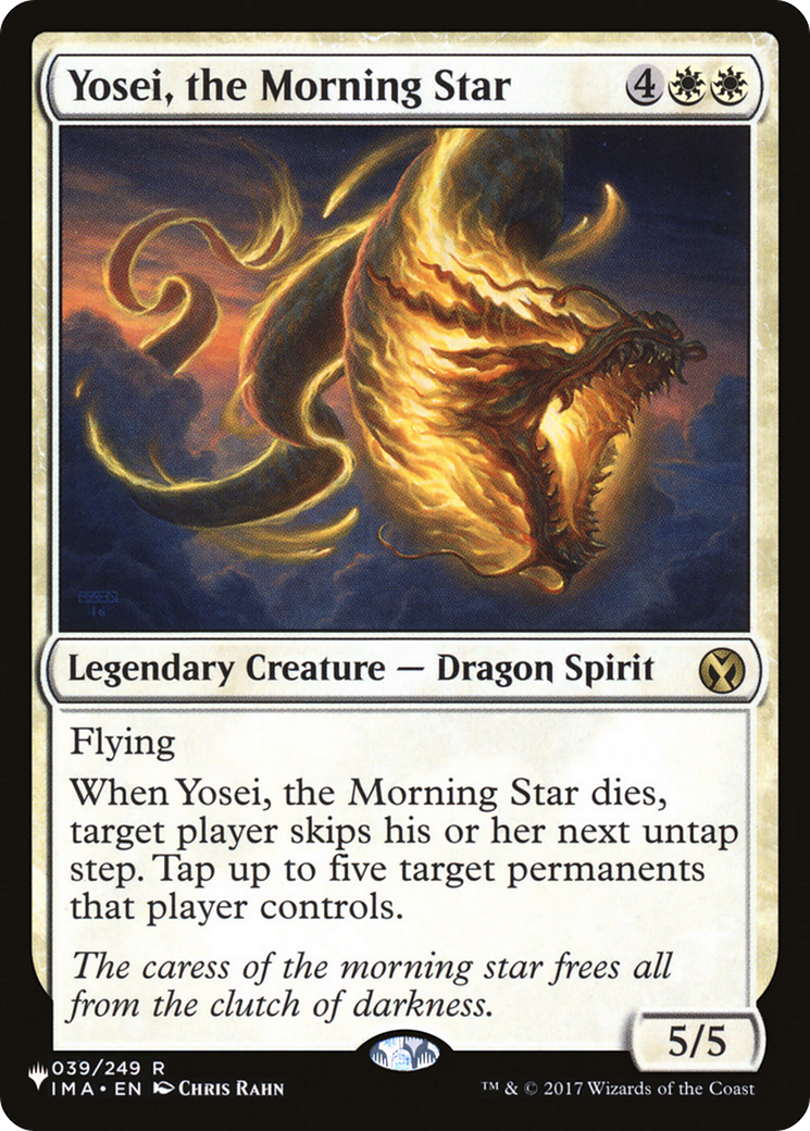 Yosei, the Morning Star [The List] - Trinity Hobby