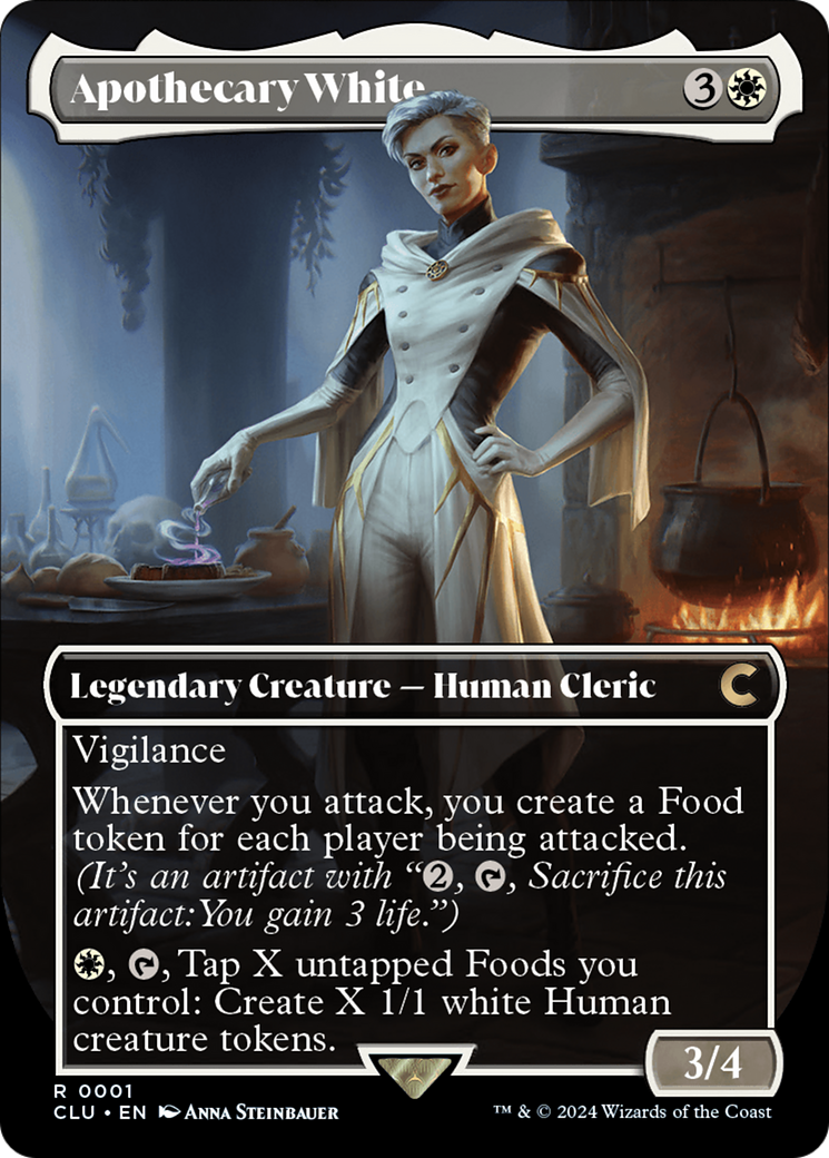 Apothecary White (Borderless) [Ravnica: Clue Edition] - Trinity Hobby