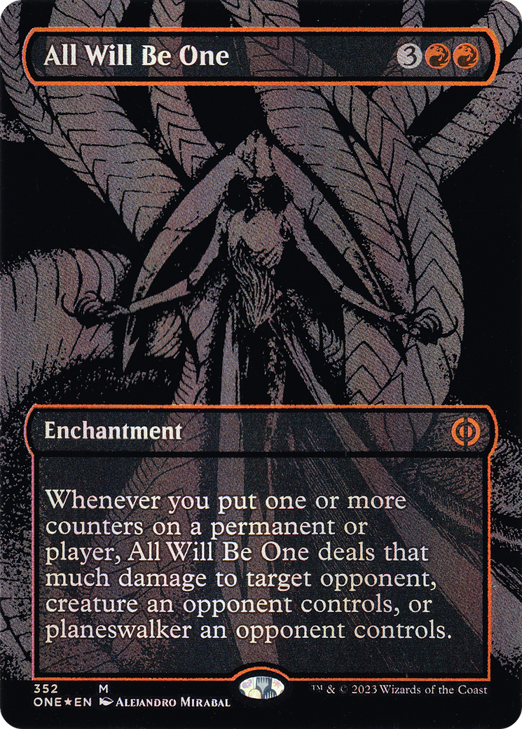 All Will Be One (Oil Slick Raised Foil) [Phyrexia: All Will Be One] - Trinity Hobby