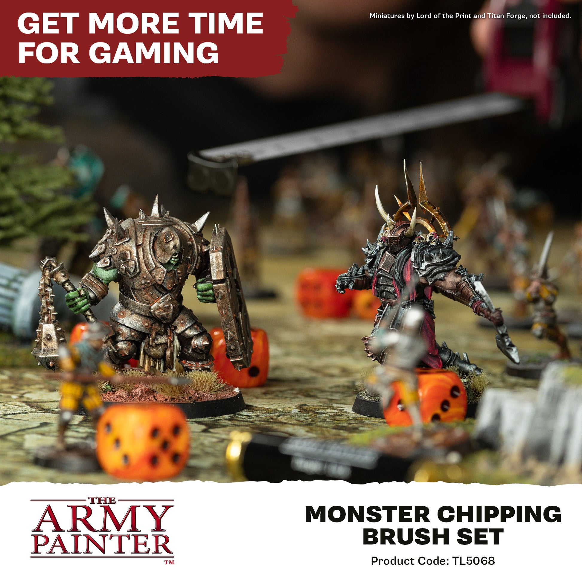 Army Painter Monster Chipping Brush Set - Trinity Hobby