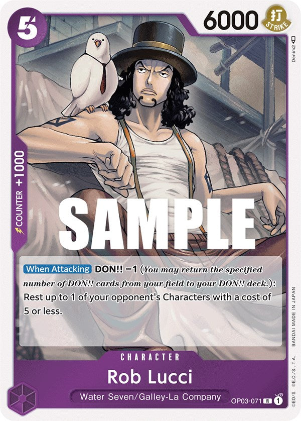 Rob Lucci (071) (OP03-071) - [Pillars of Strength] Foil - Trinity Hobby