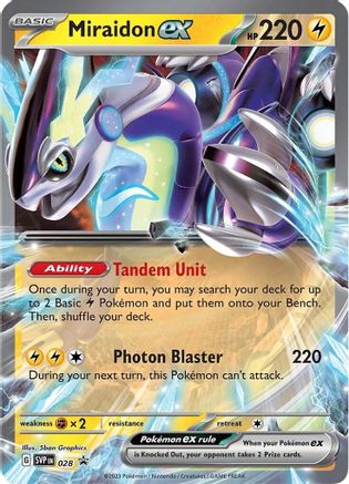 Miraidon ex (028) [Scarlet & Violet: Black Star Promos] - Trinity Hobby