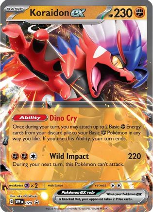 Koraidon ex (029) [Scarlet & Violet: Black Star Promos] - Trinity Hobby