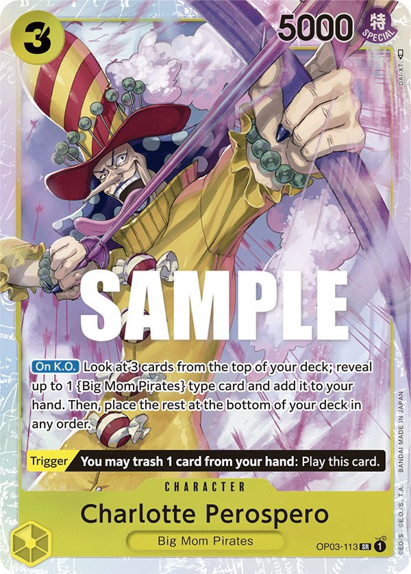 Charlotte Perospero (OP03-113) - [Pillars of Strength] Foil - Trinity Hobby
