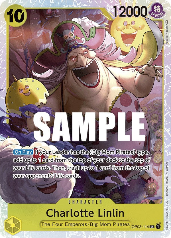 Charlotte Linlin (114) (OP03-114) - [Pillars of Strength] Foil - Trinity Hobby