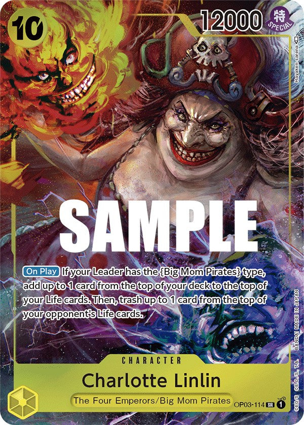 Charlotte Linlin (114) (Alternate Art) (OP03-114) - [Pillars of Strength] Foil - Trinity Hobby