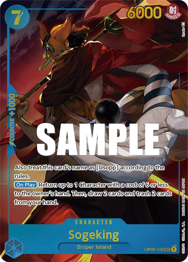 Sogeking (Alternate Art) (OP03-122) - [Pillars of Strength] Foil - Trinity Hobby