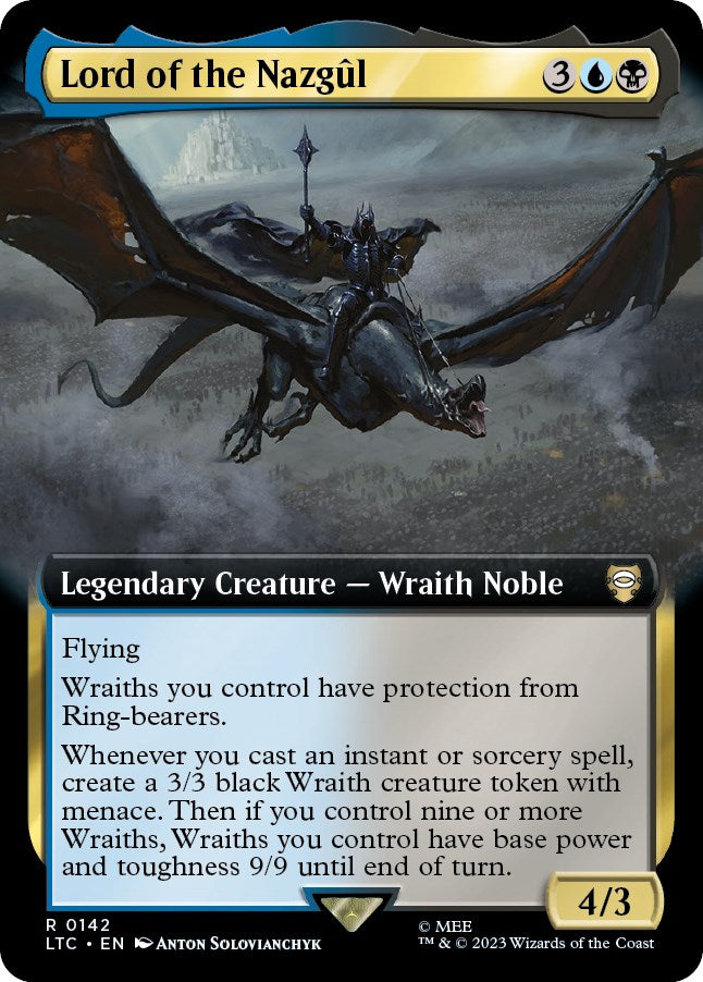 Lord of the Nazgul (Extended Art) [The Lord of the Rings: Tales of Middle-Earth Commander] - Trinity Hobby