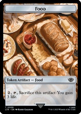 Food Token (0009)  (LTR-009) - [The Lord of the Rings: Tales of Middle-earth] - Trinity Hobby