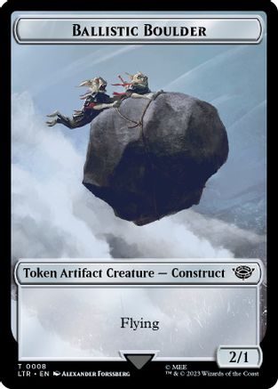 Ballistic Boulder Token  (LTR-008) - [The Lord of the Rings: Tales of Middle-earth] - Trinity Hobby