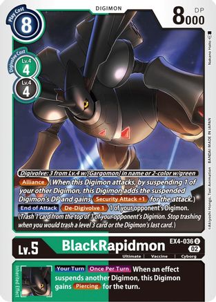 BlackRapidmon [EX4-036] [Alternative Being Booster] - Trinity Hobby