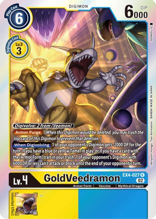GoldVeedramon [EX4-027] [Alternative Being Booster] - Trinity Hobby