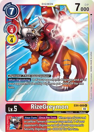 RizeGreymon [EX4-009] [Alternative Being Booster] - Trinity Hobby