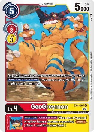 GeoGreymon [EX4-007] [Alternative Being Booster] - Trinity Hobby