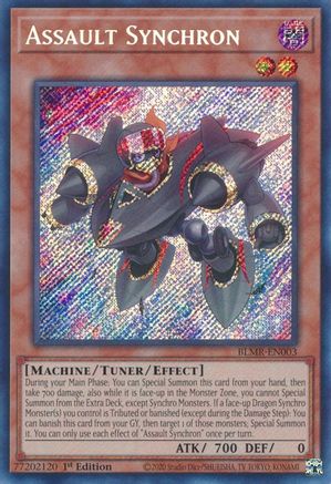Assault Synchron [BLMR-EN003] Secret Rare - Trinity Hobby