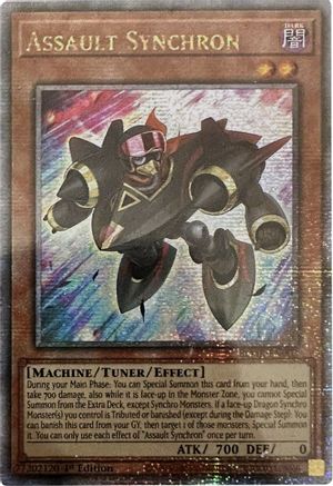 Assault Synchron [BLMR-EN003] Quarter Century Secret Rare - Trinity Hobby