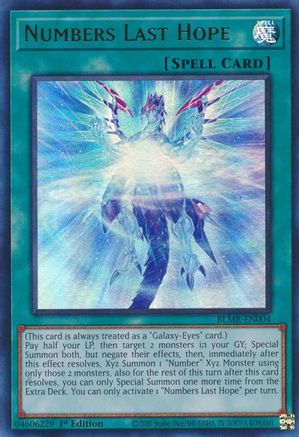 Numbers Last Hope [BLMR-EN004] Ultra Rare - Trinity Hobby