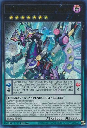 Odd-Eyes Rebellion Xyz Dragon [BLMR-EN005] Ultra Rare - Trinity Hobby