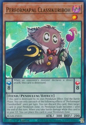 Performapal Classikuriboh [BLMR-EN031] Ultra Rare - Trinity Hobby