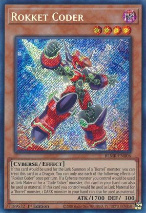 Rokket Coder [BLMR-EN006] Secret Rare - Trinity Hobby