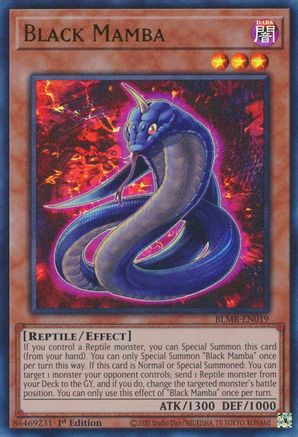 Black Mamba [BLMR-EN019] Ultra Rare - Trinity Hobby
