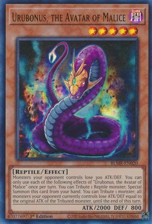 Urubonus, the Avatar of Malice [BLMR-EN020] Ultra Rare - Trinity Hobby