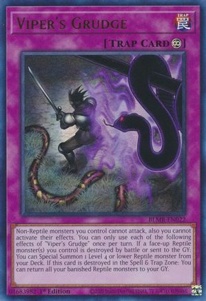 Viper's Grudge [BLMR-EN022] Ultra Rare - Trinity Hobby