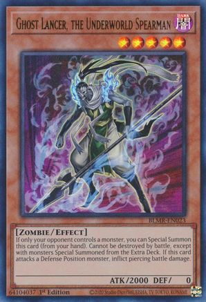 Ghost Lancer, the Underworld Spearman [BLMR-EN023] Ultra Rare - Trinity Hobby