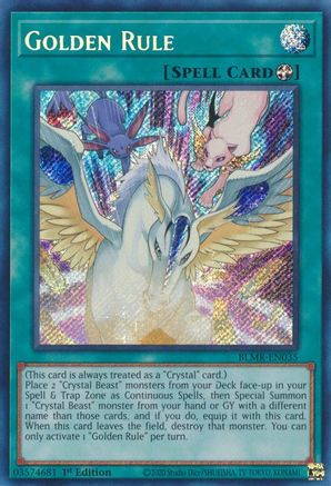 Golden Rule [BLMR-EN035] Secret Rare - Trinity Hobby