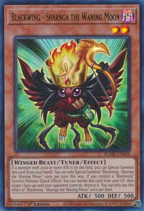 Blackwing - Sharnga the Waning Moon [BLMR-EN039] Ultra Rare - Trinity Hobby