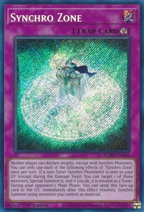 Synchro Zone [BLMR-EN048] Secret Rare - Trinity Hobby