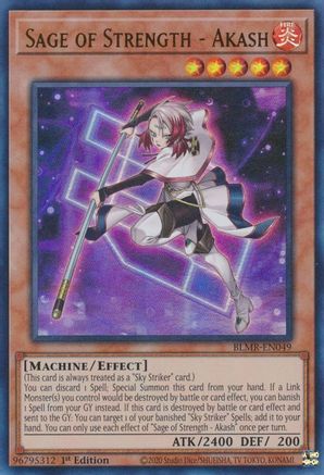 Sage of Strength - Akash [BLMR-EN049] Ultra Rare - Trinity Hobby