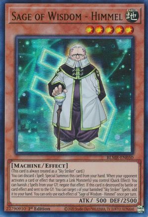 Sage of Wisdom - Himmel [BLMR-EN050] Ultra Rare - Trinity Hobby