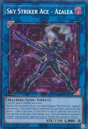 Sky Striker Ace - Azalea [BLMR-EN052] Secret Rare - Trinity Hobby