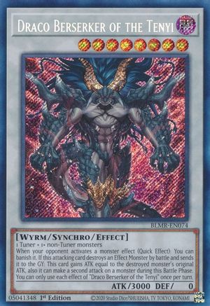 Draco Berserker of the Tenyi [BLMR-EN074] Secret Rare - Trinity Hobby
