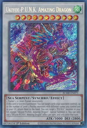 Ukiyoe-P.U.N.K. Amazing Dragon [BLMR-EN075] Secret Rare - Trinity Hobby