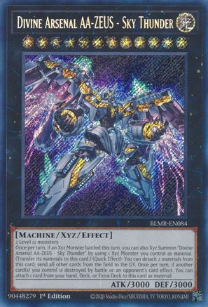Divine Arsenal AA-ZEUS - Sky Thunder [BLMR-EN084] Secret Rare - Trinity Hobby