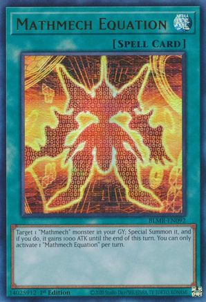 Mathmech Equation [BLMR-EN092] Ultra Rare - Trinity Hobby
