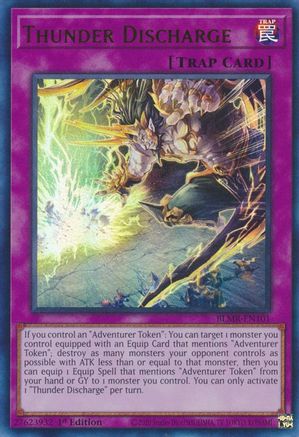 Thunder Discharge [BLMR-EN101] Ultra Rare - Trinity Hobby