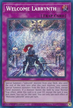 Welcome Labrynth [BLMR-EN102] Secret Rare - Trinity Hobby