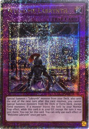 Welcome Labrynth [BLMR-EN102] Quarter Century Secret Rare - Trinity Hobby