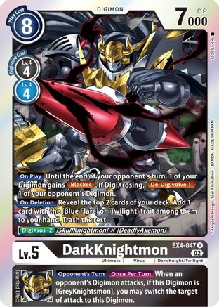 DarkKnightmon (EX4-047) - [Alternative Being Booster] Foil - Trinity Hobby